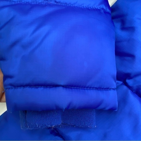 Crewcuts Kids Hooded Puffer Jacket Blue Full Zip Pockets Outerwear Winter 12 - Picture 6 of 11